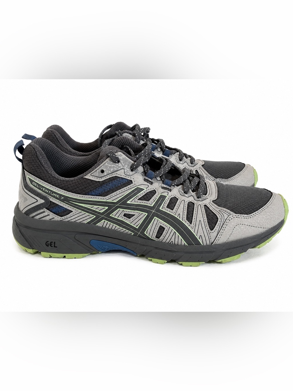 ASICS Women’s Gel-Venture 8 Trail Running Shoes Size 10.5 Gray Green 1012A476